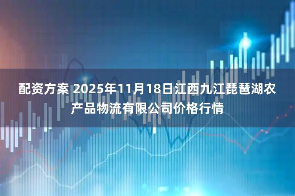 配资方案 2025年11月18日江西九江琵琶湖农产品物流有限公司价格行情